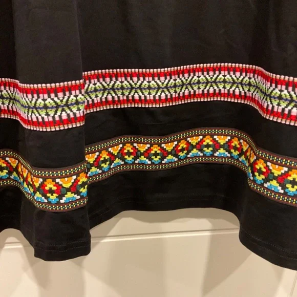 Dress Black Embroidery Sleeveless  Size XXL (runs small) - Picture 3 of 9